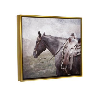 " Horse With Saddle " by Milli Villa