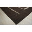 Tapis brun contemporain en laine tissé à plat Kumagai-98698788