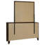 Commode 6 tiroirs avec miroir Bismark