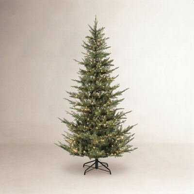 Lighted Artificial Fir Christmas Tree