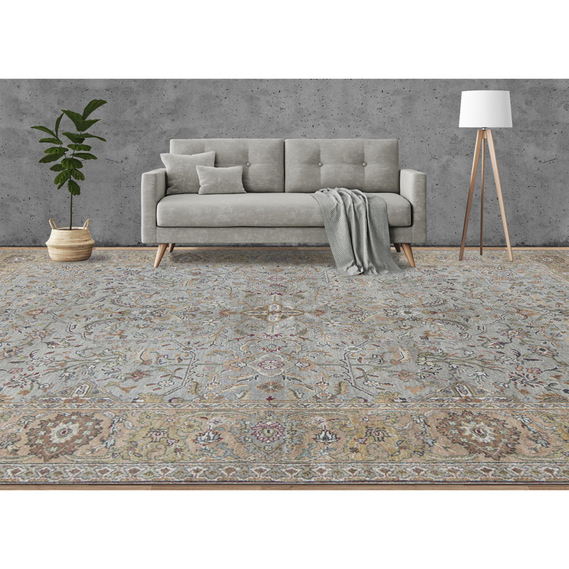Bikaner Hand Woven Wool Oriental Area Rug