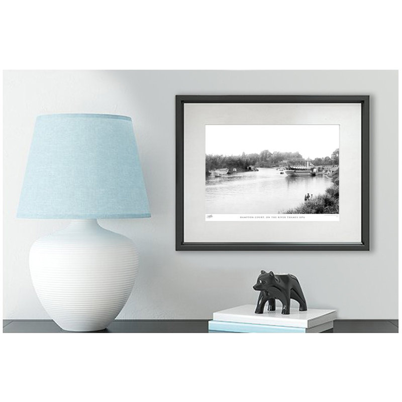 Hampton Court, On The River Thames 1896 by Francis Frith - Single Picture Frame Print, 60cm H x 80cm W x 2.3cm D