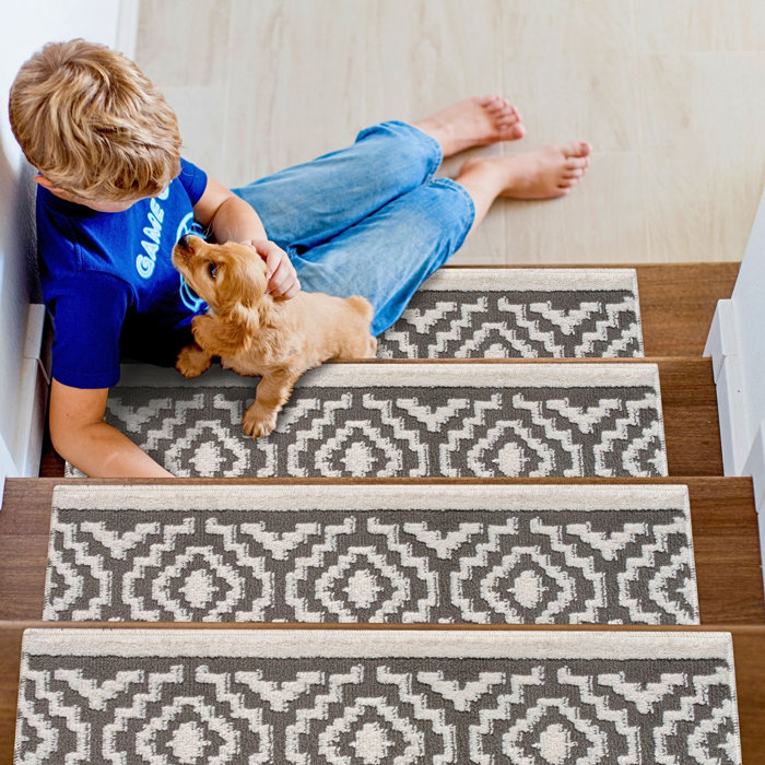 Foundry Select Bevel Non-Slip Indoor Stair Tread & Reviews | Wayfair