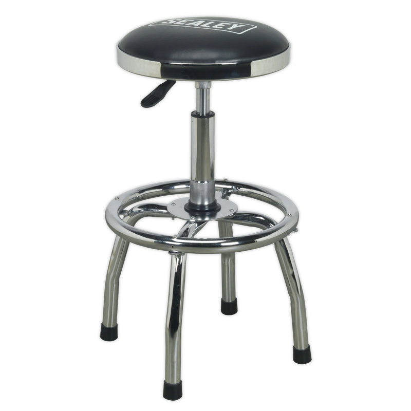 Adjustable Height Industrial Stool