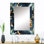 Pratiksha - Blue Wall Mirror Decor