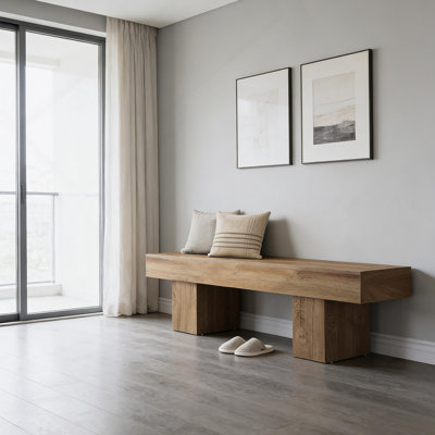 Banc de bout de lit moderne (avec banc inclus)