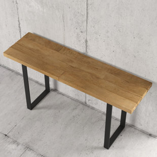 Beckner 55'' Solid Wood Top Console Table