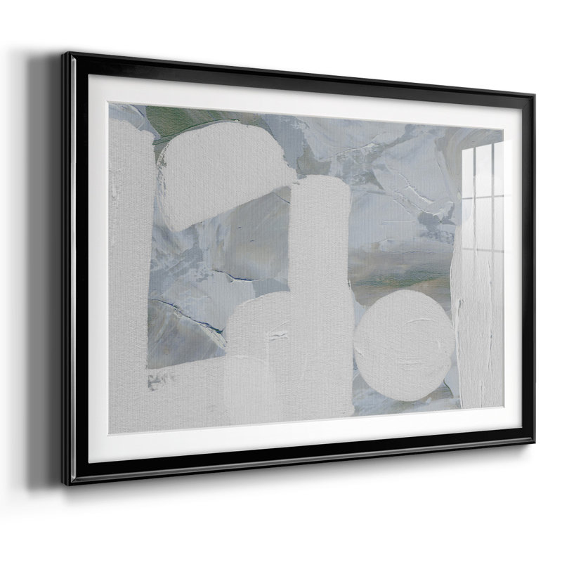 Saltwater Tide III-encadré, impression encadrée avec biseauté, Noir, H 15 po x l 21 po x P 1,5 po