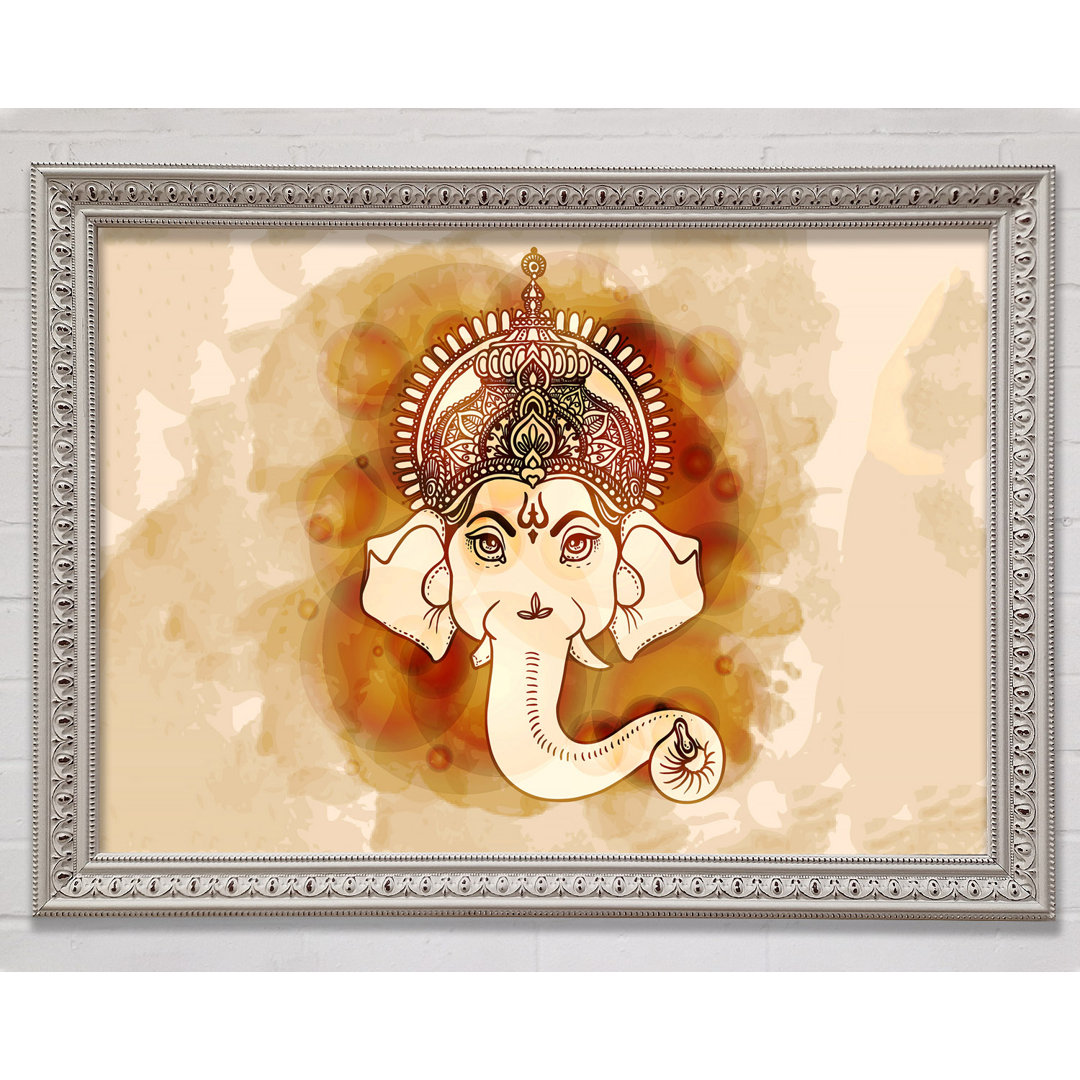 Hindu Gott Ganesha 6 - Einzelner Bilderrahmen Kunstdrucke