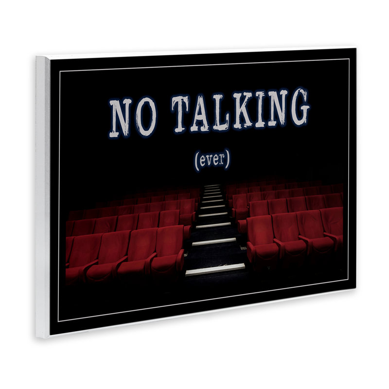 «No Talking Move Theatre Art» par Graffi *ee Studios, H 10 po x l 15 po