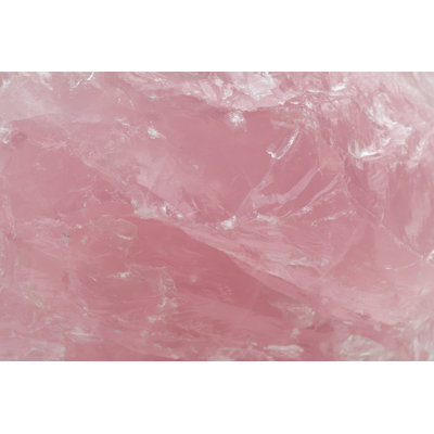 Rose Quartz Surface by Rajita Suxena - Wrapped Canvas Print