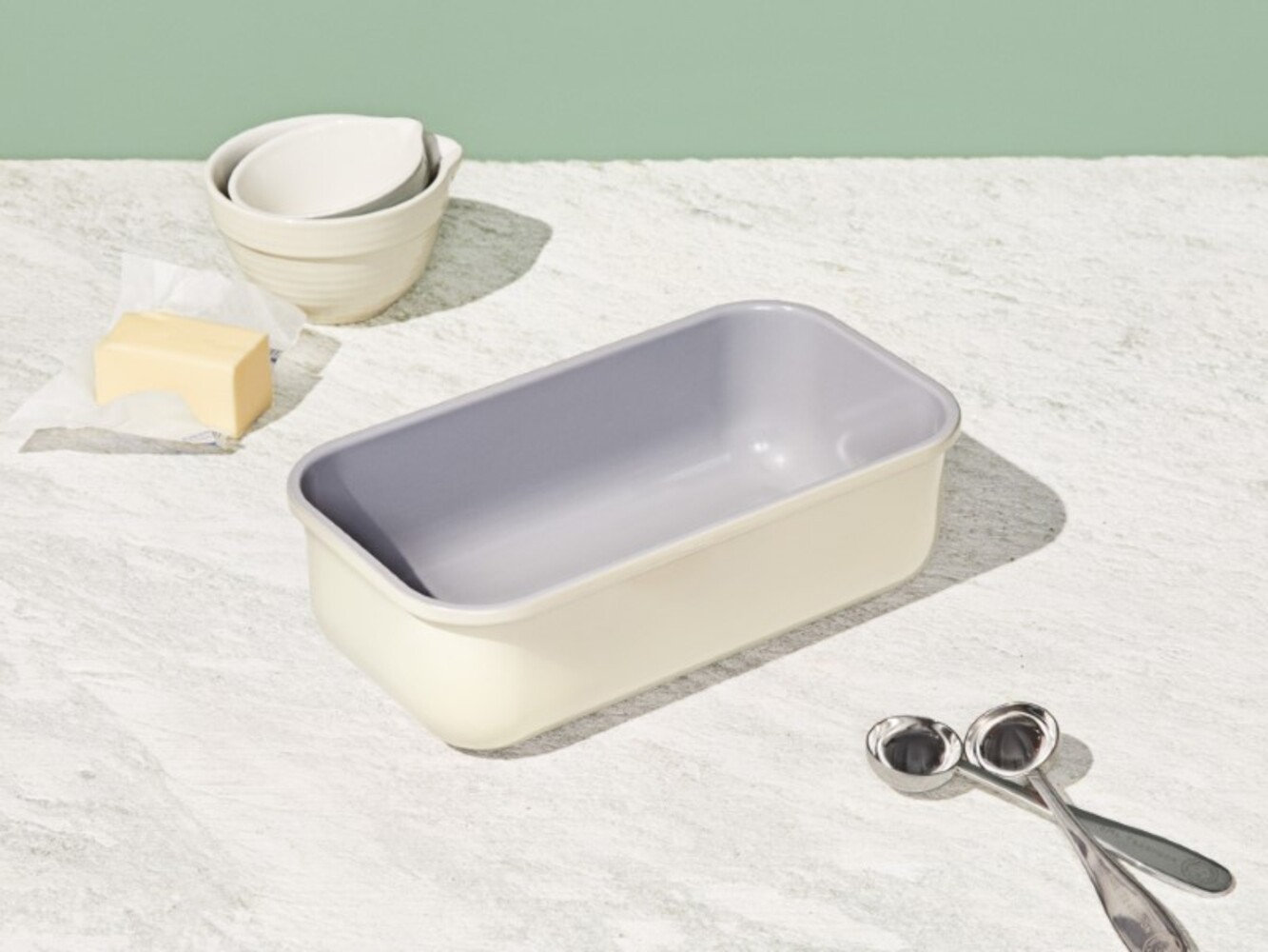 Caraway Nonstick Loaf Pan, Cream