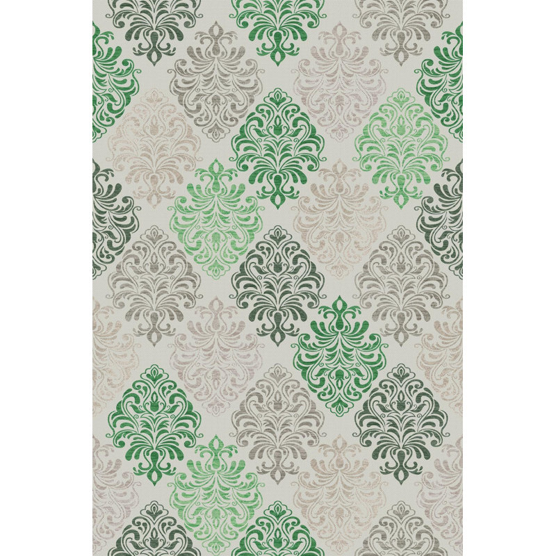 Luxurious Woven Carpet, 3D Digital Printed, 4.0 x 5.9 ft | 100% Polyester, Antibacterial & Non-Slip Underside | Pile Height: 0.3 in, Top Pile Weight: 4.9 oz | Machine Washable, Perfect for Living Room & Bedroom Decor
