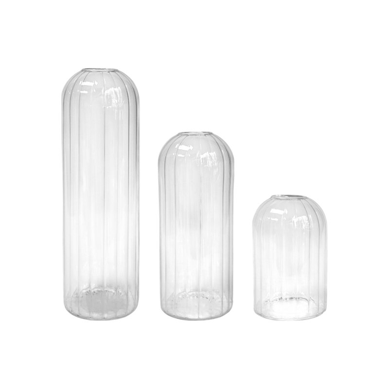 Glass Table Vase - Set of 3