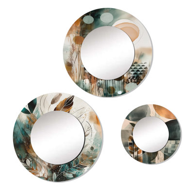 Dilsey Metal Round Mirror