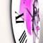 Afro American Woman Fashion Portrait - horloge murale moderne-60327321