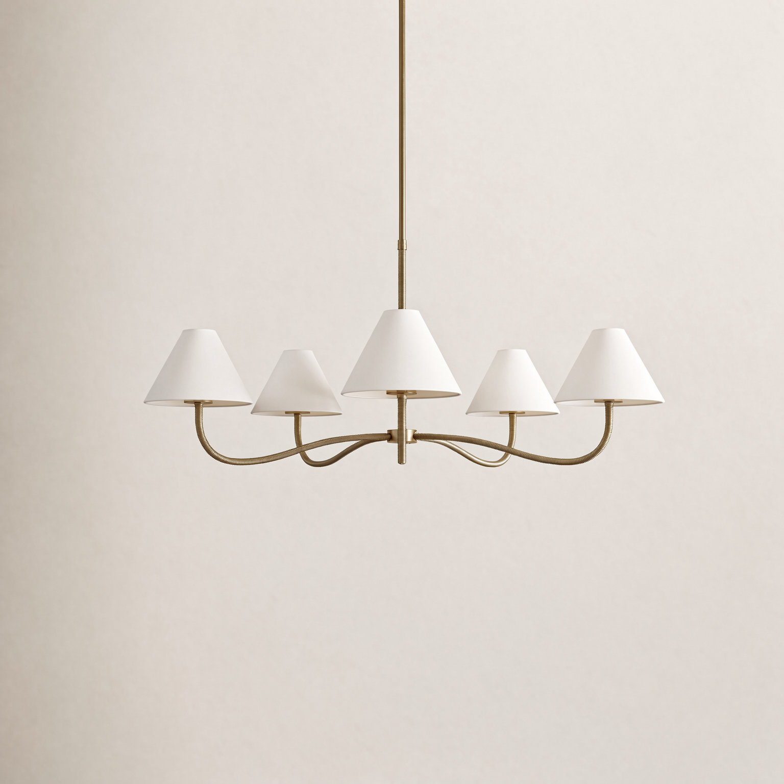 Glinda Large Chandelier, 5 Lights , 22"H x 51.5"W x 51.5"D