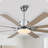 72" Large Modern Ceiling Fan w Wood Blades and LED Lights, Quiet DC Motor 6 Fan Speed w Remote-105851585