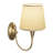 Aurelia 1-Light Armed Wall Sconce with Fabric Empire Shade