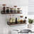 2 Piece Wall Shelves for Bathroom, Kitchen, Bedroom, Bathroom Shelf with Towel Bar-796069215-800358313