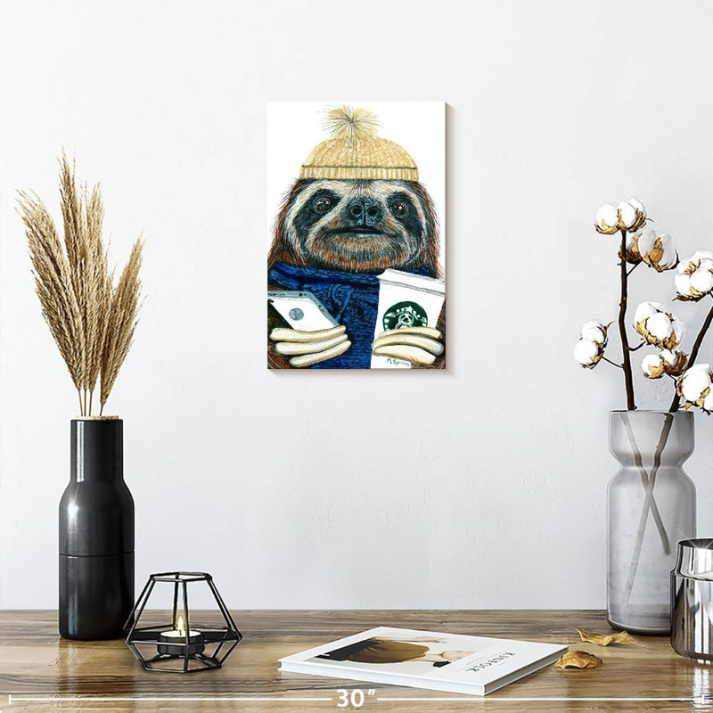 Brampt Urban Sloth, 12" H x 8" W