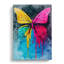Paint Drip Butterfly No.2 Abstract - Wrapped Canvas-1591684582