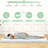 Tri-Fold 6" Gel Memory Foam Mattress, Portable Folding Murphy Bed Mattress With Removable Cover For Camping, Guest Bed & Indoor Use-2069040697
