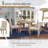 5 Piece Extendable Upholstered Dining Table Set, Kitchen Table Set, Round Table And Chairs,Round Table Top,dining table set,dining room set-1357437757-1364158764-1357437754