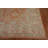 Orange Oushak Vegetable Dye Turkish Area Rug