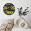 Horloge murale en bois 10 po, mouvement silencieux, à piles (piles AA non incluses), décor artistique, parfait pour les décorations