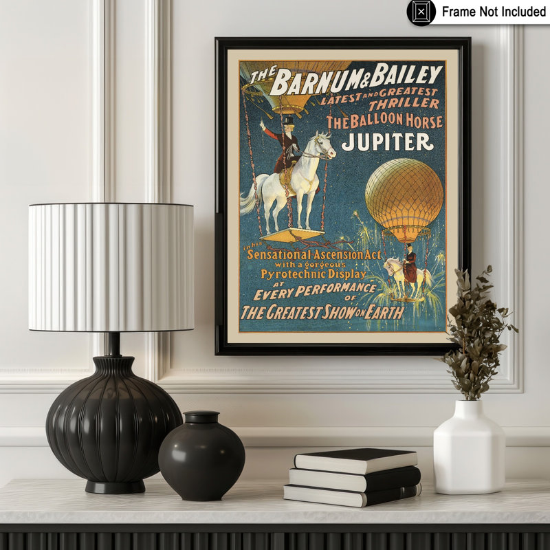 The Barnum & Bailey, Sans cadre, Affiche, H 16 po x l 20 po