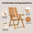  5 Piece Garden Dining Set Solid Wood Acacia