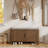 39.4" Fluted Shoe Cabinet Storage With Bench, 2-tier Entryway Bench With Adjustable Shelves And Detachable Cushioned Seat-285400825