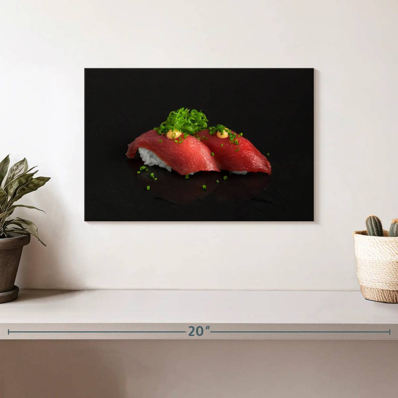 Yarlin nigiri sushi, H 8 po x l 12 po