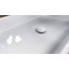 Lavabo de salle de bain rectangulaire en céramique lisse lisse 21 "x 13"