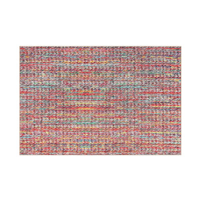 Large Washable Area Rug 9x12 Modern Braided Print Bedroom Rug with Non-Slip Backing, -Soft Neutral Indoor Mat, Foldable Low Pile Floor Cover for Living Room, Dining Room, Colorful