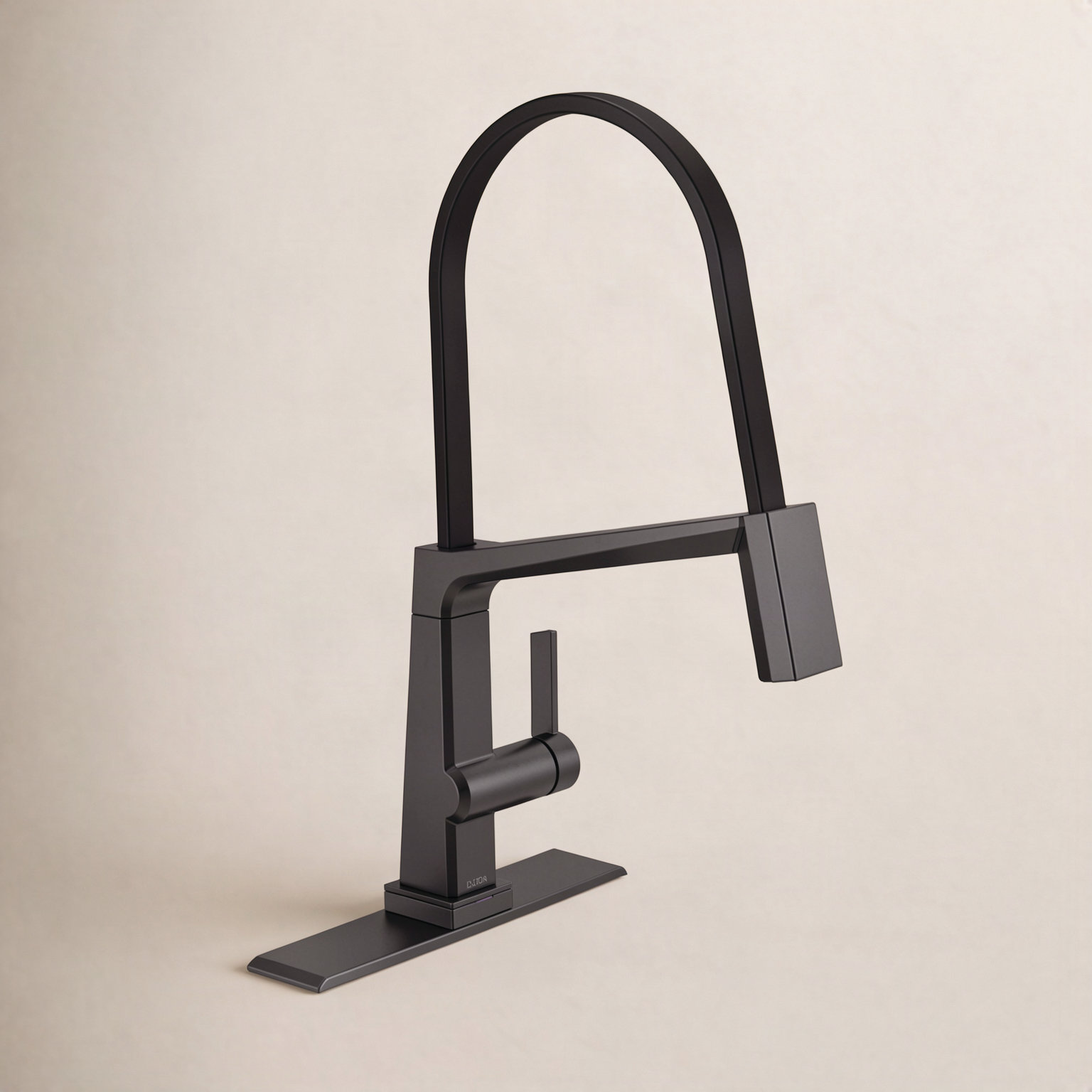 Pivotal Touch Kitchen Faucet, Matte Black