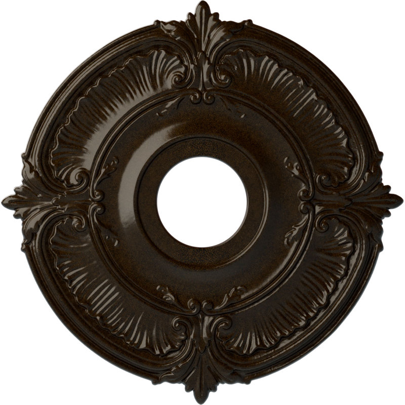 Attica 18"H x 18"W x 0.625"D Ceiling Medallion, Bronze