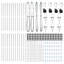 170 cm H x 3.2 cm W Steel Fencing Kits Fencing