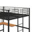Battista Metal Loft Bed with Desk and Metal Grid-252788971-262573582