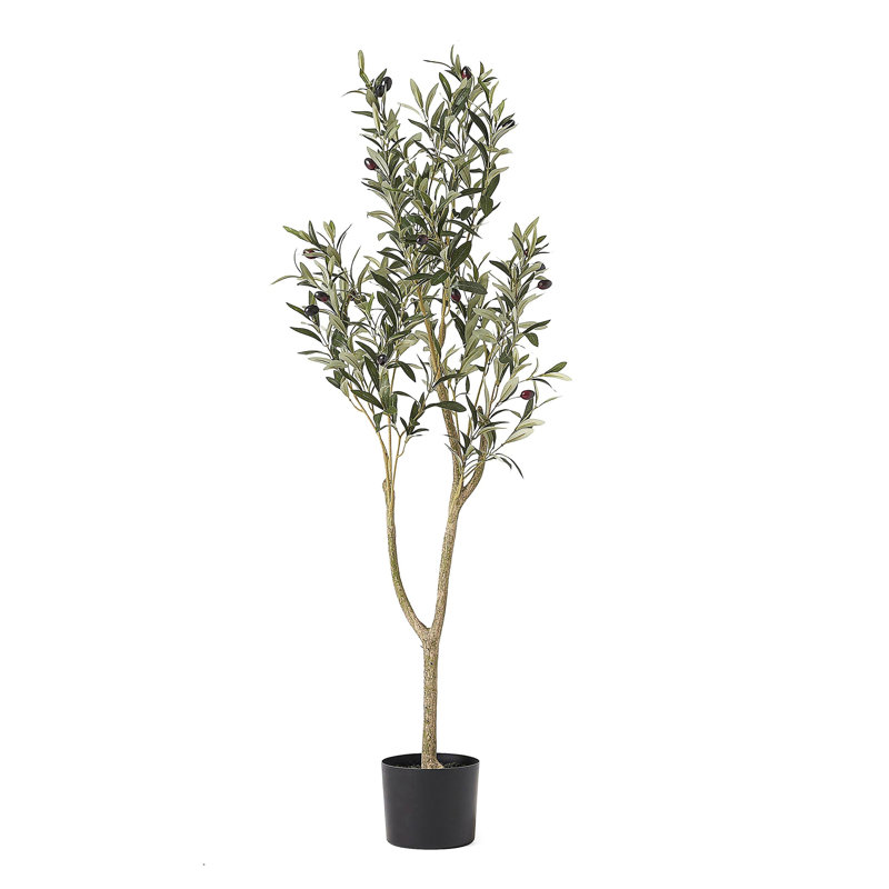 ARBRE D'OLIVE ARTIFIQUE 120CM, H 47 po x l 19 po