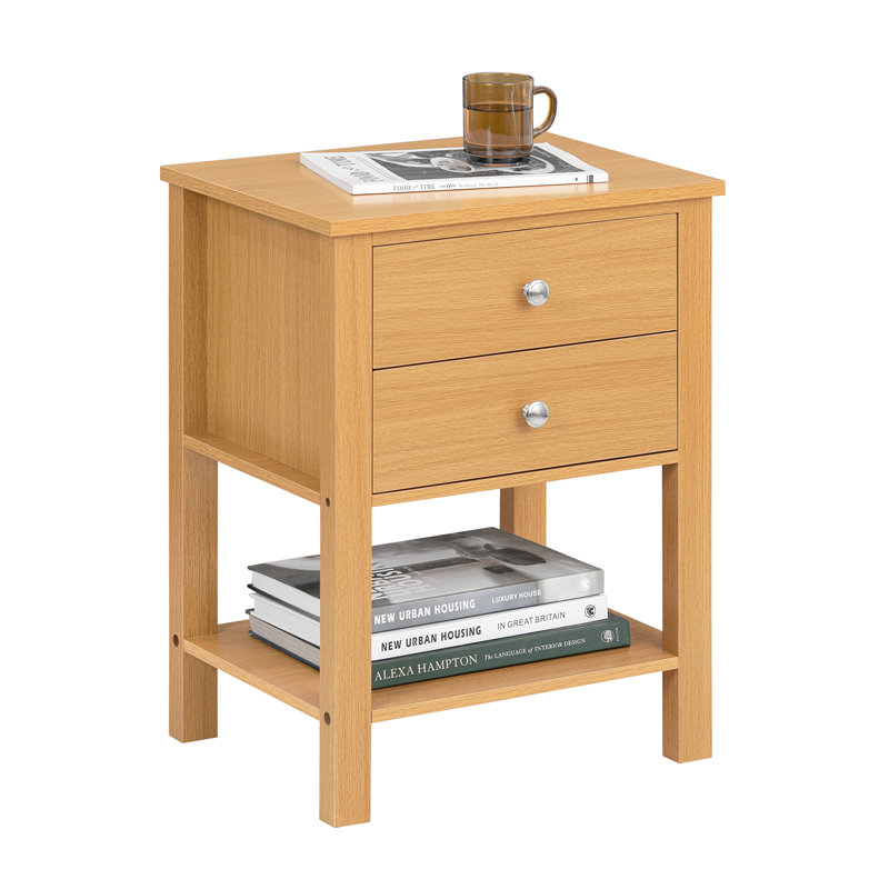 Eita 45cm W Manufactured Wood Bedside Table