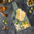 Ambesonne Stone Tempered Glass Cutting Board Nature Abstract Pebble Form Multicolor