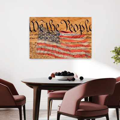 Constitution And U.S. Flag Contemporary Art
