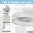 Ridgetop 22.4'' Ceiling Fan with LED Lights-844424610