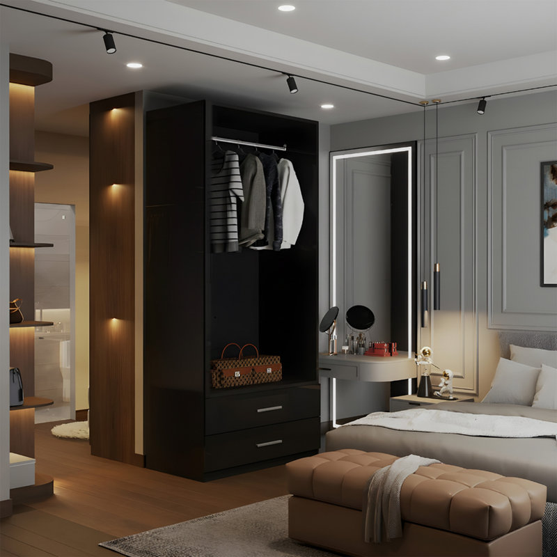 Manufactured Wardrobe, Black 