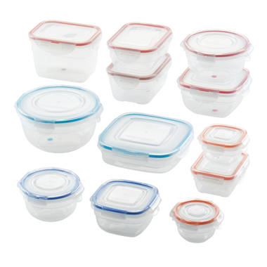 LocknLock On the Go Meals 3-Piece 34 lbs. Divided Rectangular Food Storage  Container Set 09175 - The Home Depot