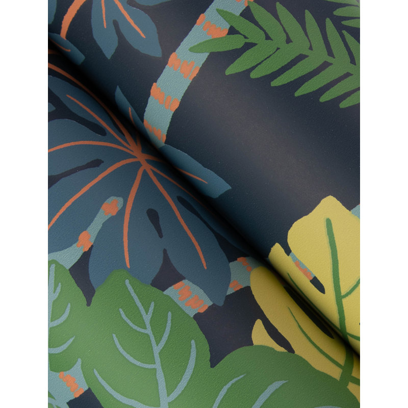 Papier peint Caspian Marine Jungle Prowl, Bleu