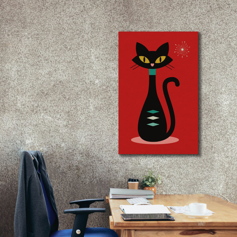 «Ermilo Mid Century Modern 7 on Canvas» par Gary Williams, reproduction, H 40 po x l 26 po x P 1,5 po