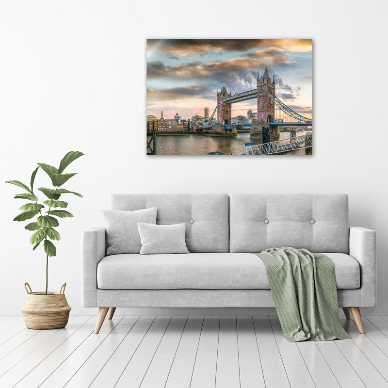 Tower Bridge London - Wrapped Canvas Print